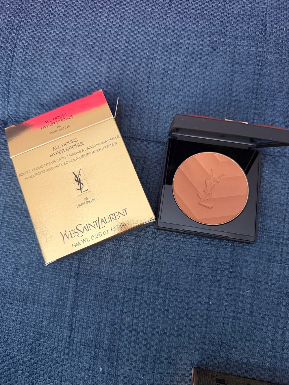 BNIB YSL Beauty All Hours Hyper Bronze Bronzing Powder - Dark Sienna